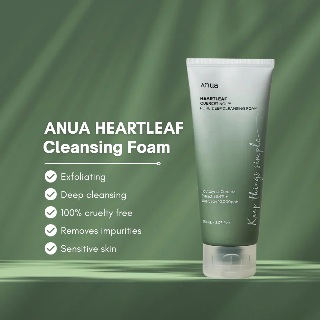 Anua - Heartleaf Quercetinol Pore Deep Cleansing Foam