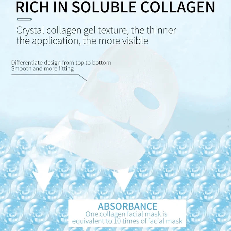 Collagen Hydrating Sleeping Mask - 4 Piece Set for Smooth, Radiant Skin