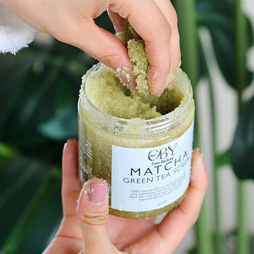 Exfoliating Sea Salt & Matcha Face & Body Scrub