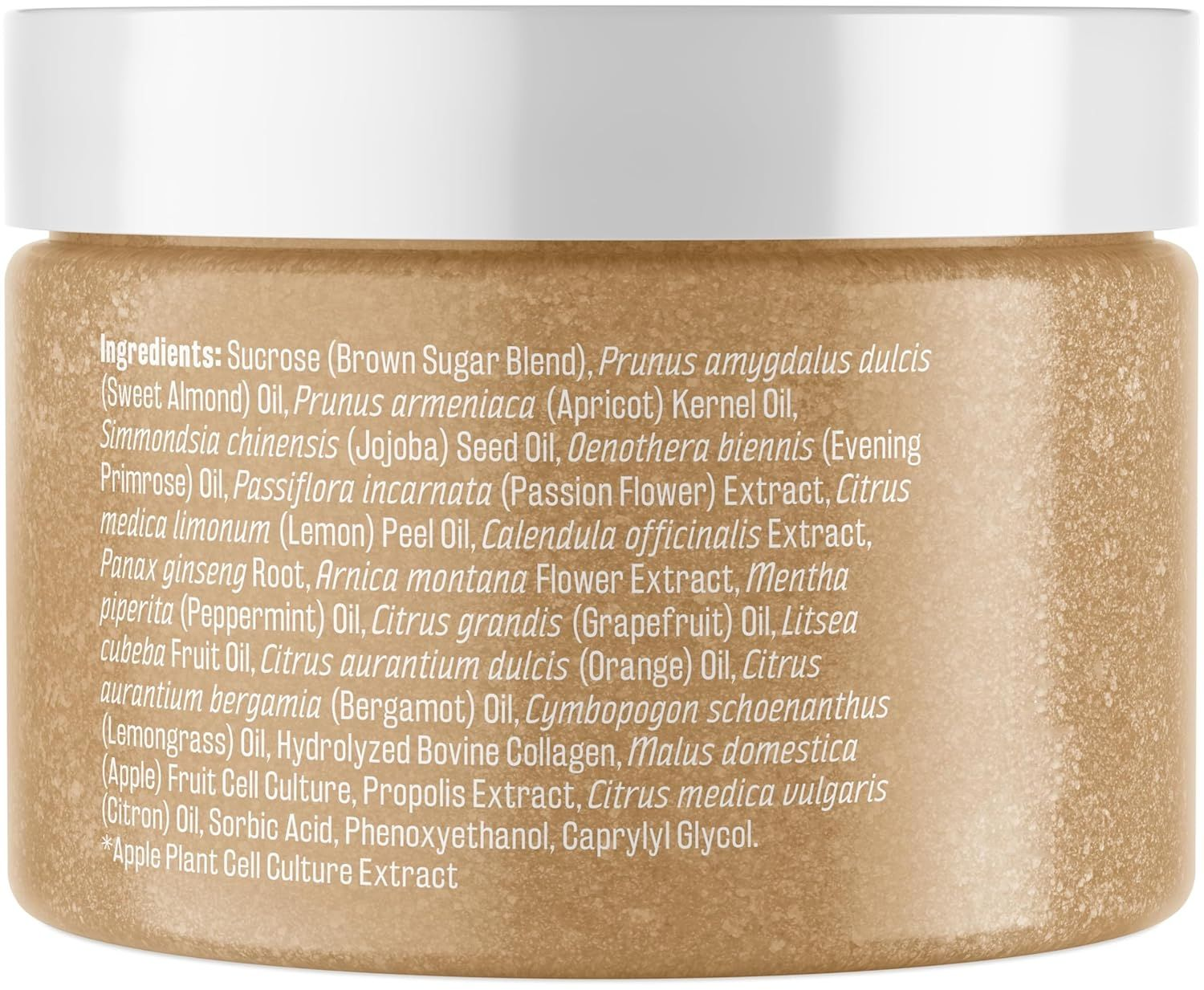 Brown Sugar Collagen & Stem Cell Scrub – Face, Foot & Body Exfoliating Cream