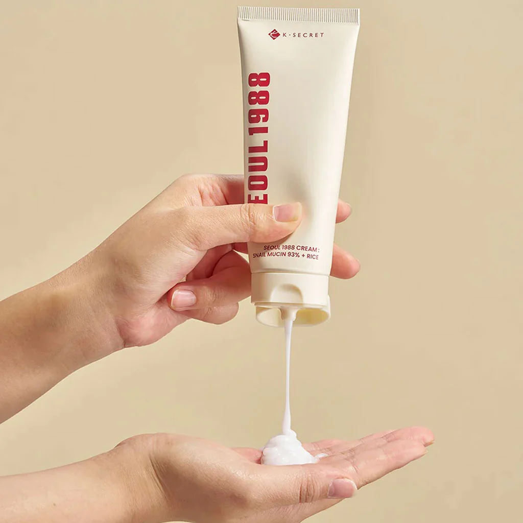 KSECRET  Seoul 1988 Cream : Snail Mucin 93% + Rice (100ml)