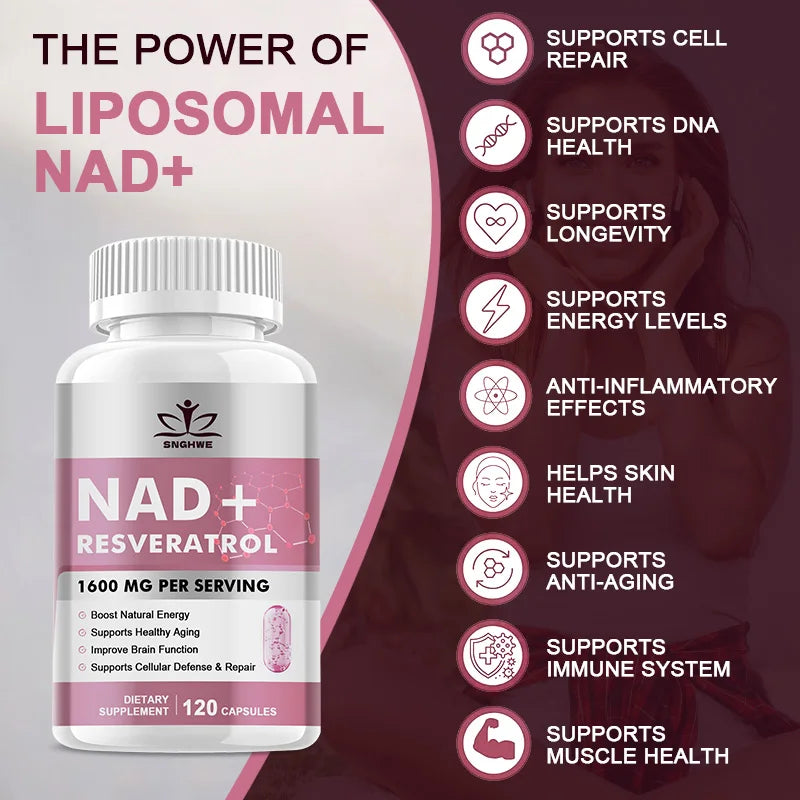 SNGHWE NAD+ Anti-Aging Energy Booster Supplements