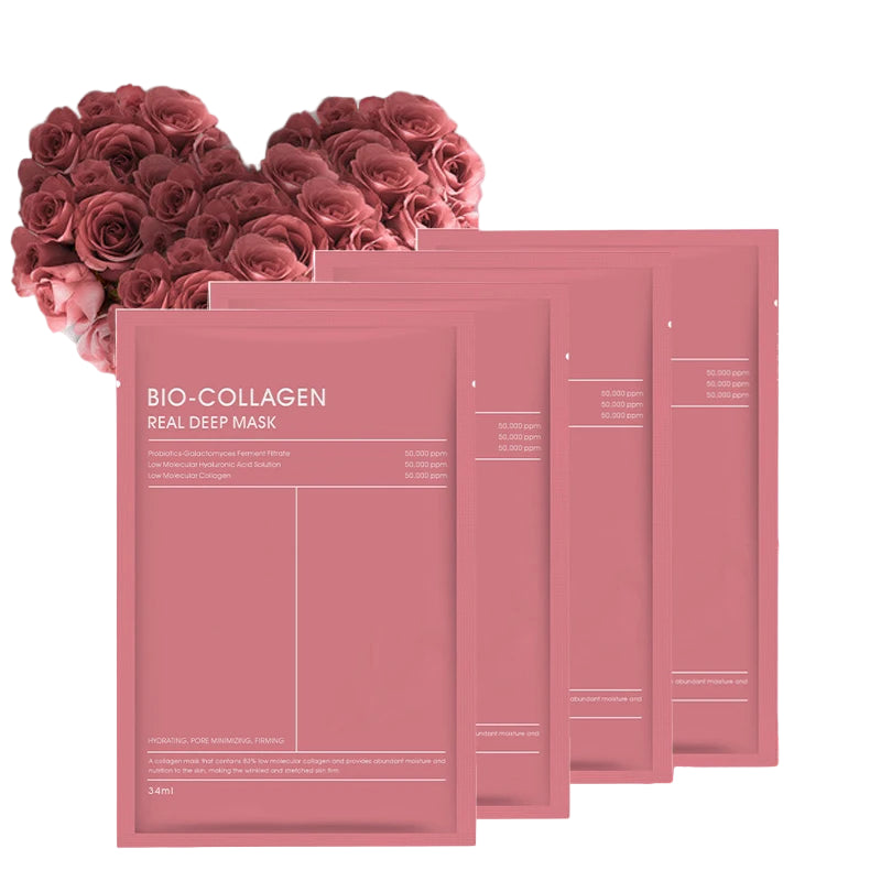 Collagen Hydrating Sleeping Mask - 4 Piece Set for Smooth, Radiant Skin