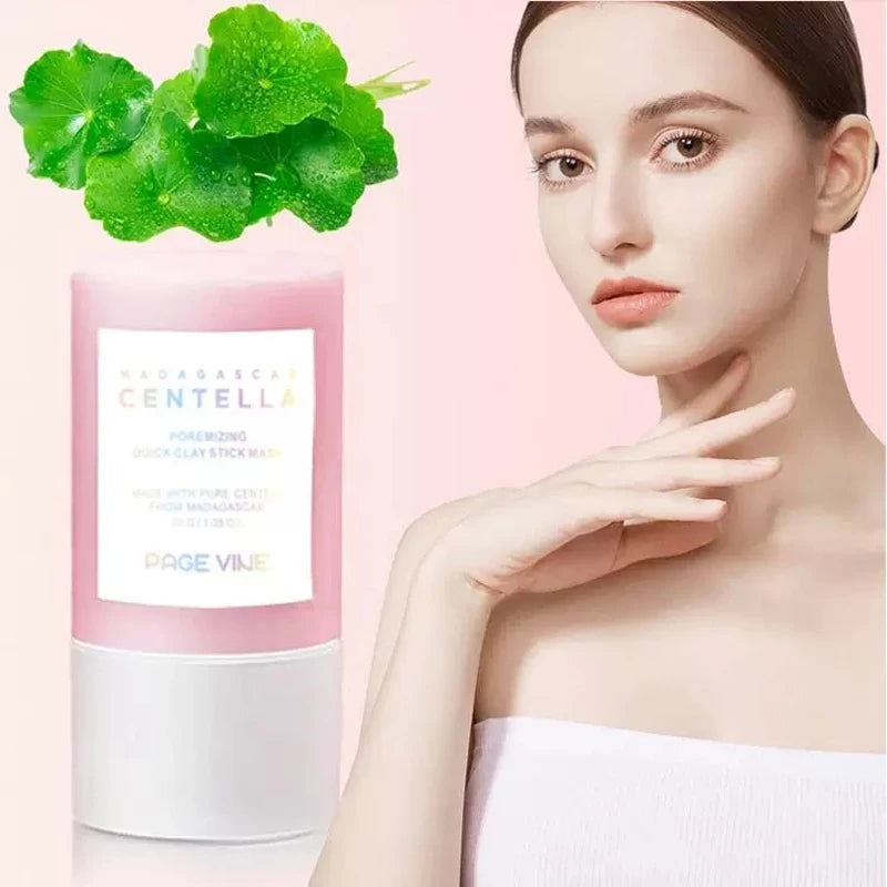 Pink Salt Cleansing Mud Stick - Deep Clean & Moisturize Skin