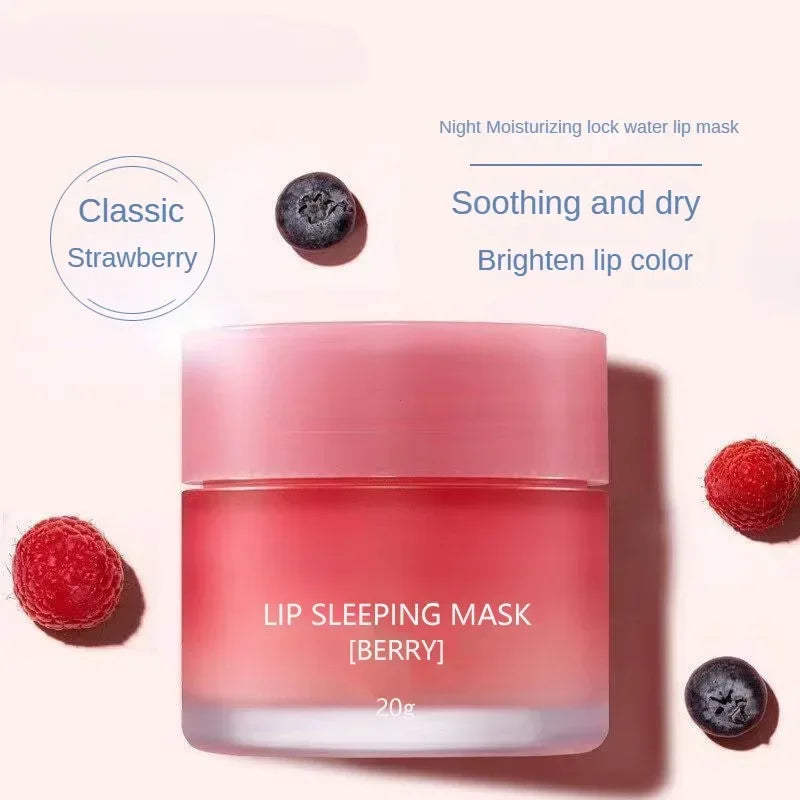 Nourishing Strawberry Lip Sleep Mask & Moisturizing Gloss