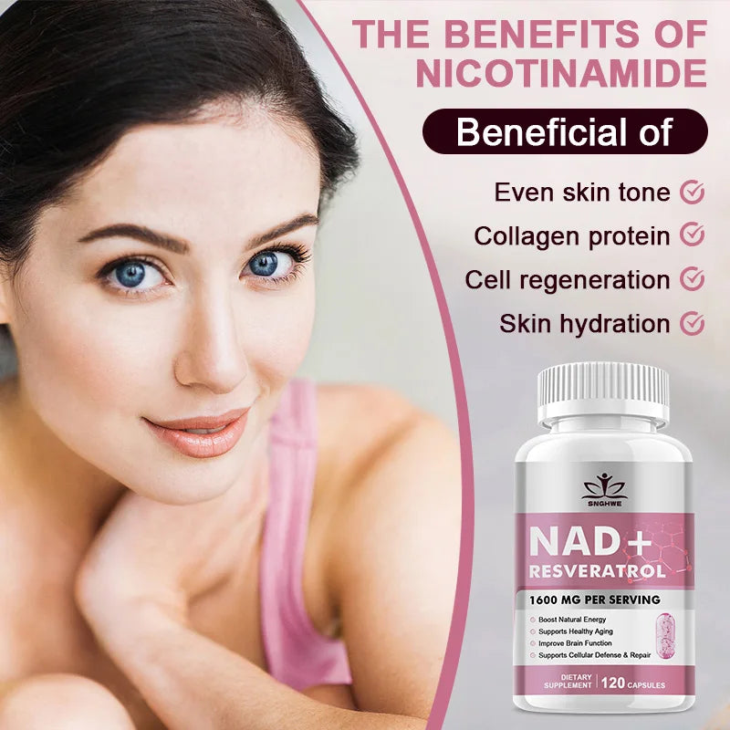 SNGHWE NAD+ Anti-Aging Energy Booster Supplements