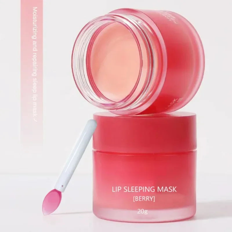 Nourishing Strawberry Lip Sleep Mask & Moisturizing Gloss