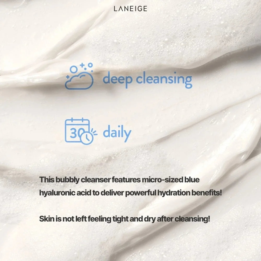 Laneige Water Bank Blue Hyaluronic Cleansing Foam 150g