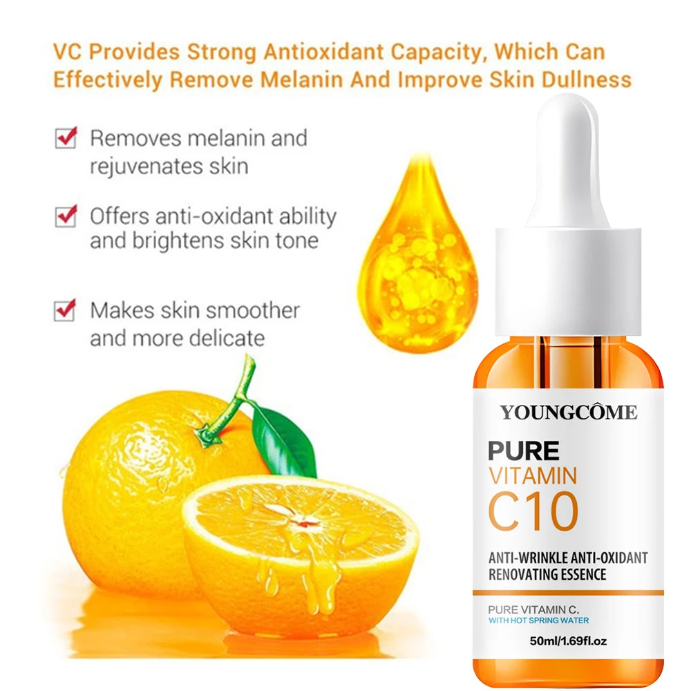 Vitamin C Facial Serum – Hydrating & Brightening Antioxidant Care