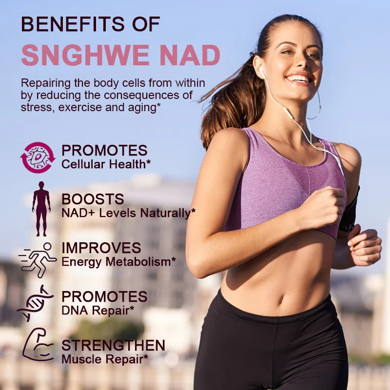 SNGHWE NAD+ Anti-Aging Energy Booster Supplements