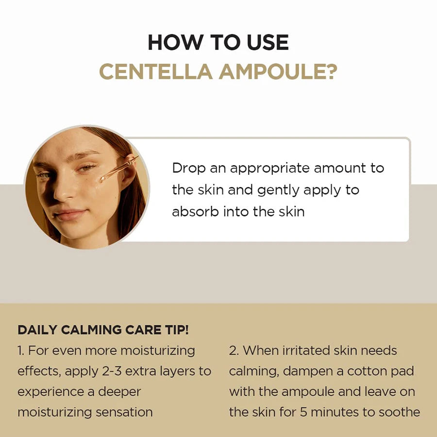 Madagascar Centella Asiatica Ampoule Serum for Sensitive Skin