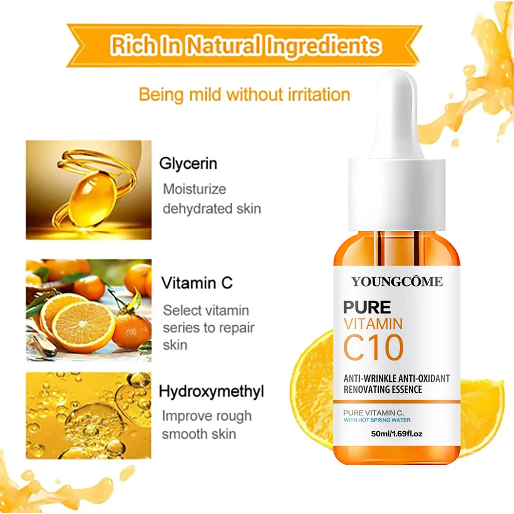 Vitamin C Facial Serum – Hydrating & Brightening Antioxidant Care