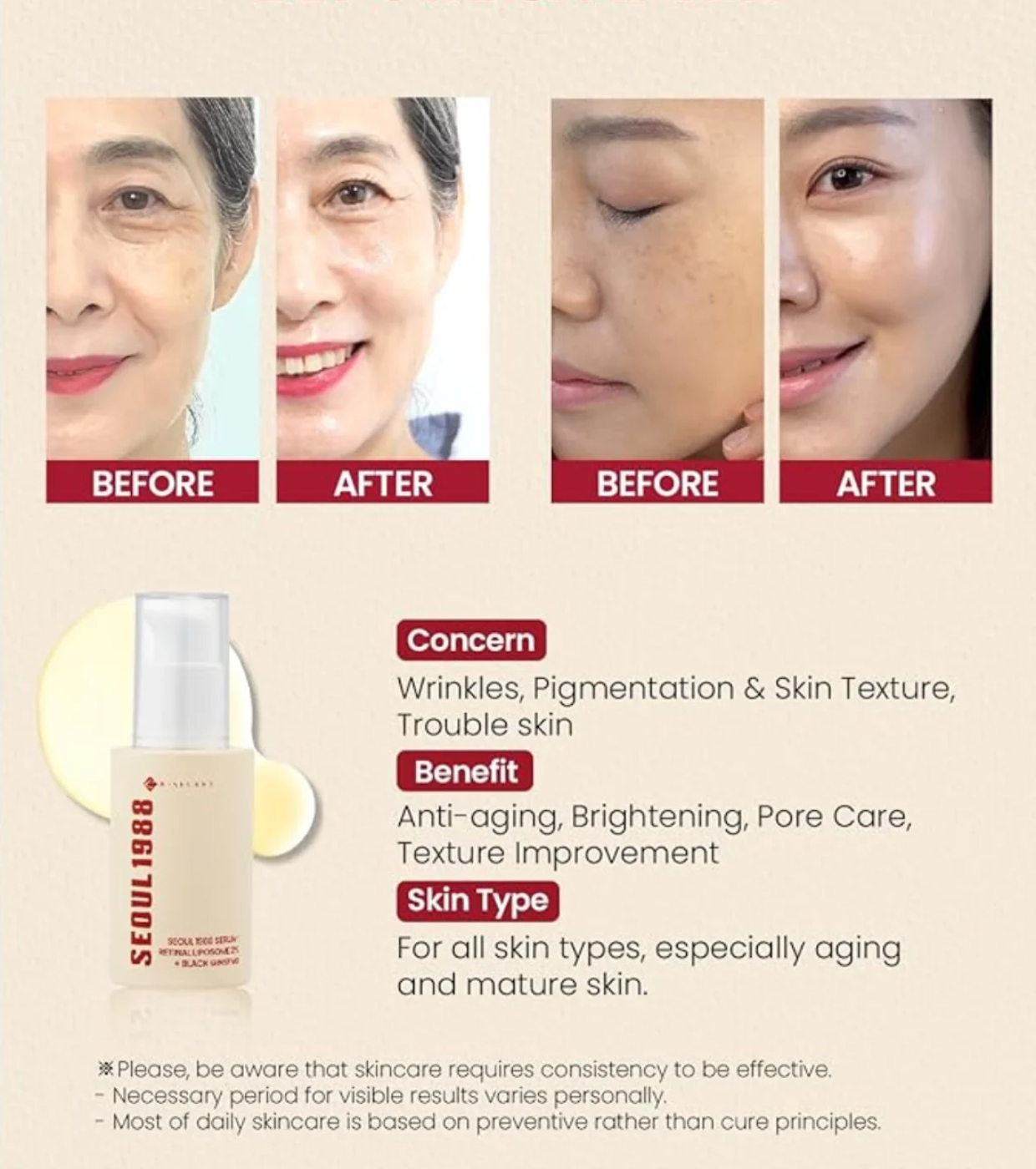 KSECRET Seoul 1988 - Serum Retinal Liposome 2% + Black Ginseng